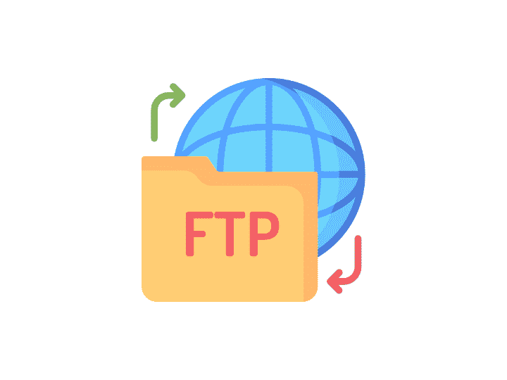 FTP (drop to a folder) logo