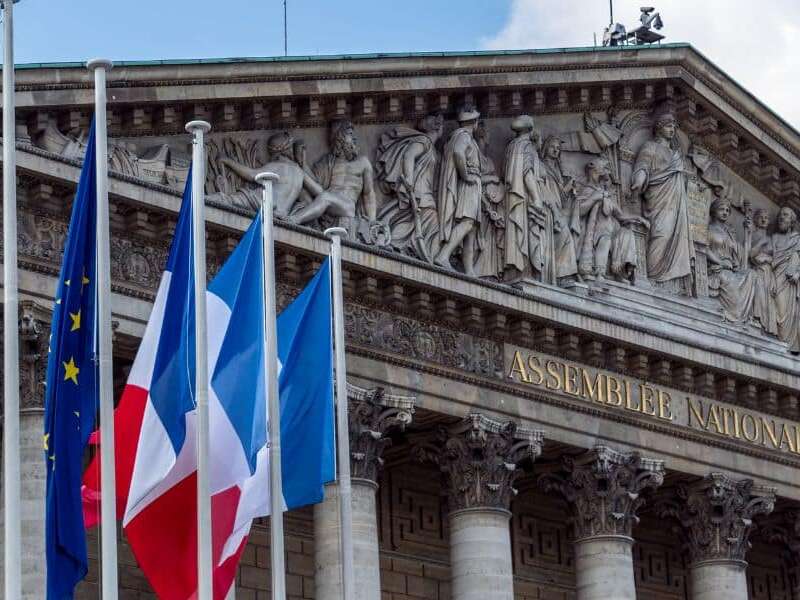 Stock photo of the Assemblee Nationale in France, used as a header image for blog titled: 'France PDP Accreditation: Transalis approved ahead of 2026 eInvoicing mandate'